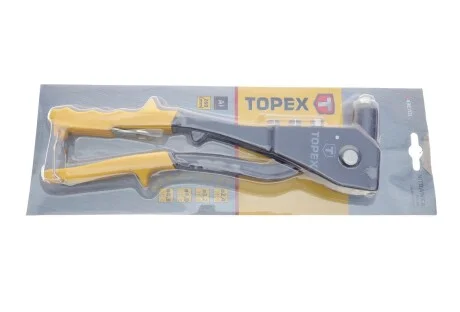 Заклепник для заклепок алюмінієвих (d=2.4/3.2/4.0/4.8mm) Topex 43E701