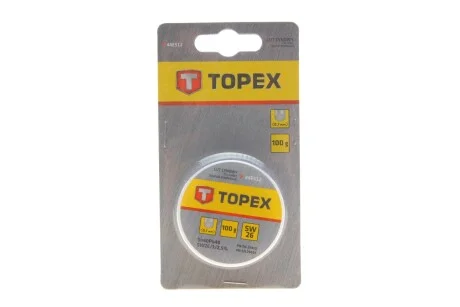 Припой оловянный (d=0.7mm) (100g) Topex 44E512
