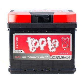 Аккумулятор 45 Ah/12V Energy Topla 108 345