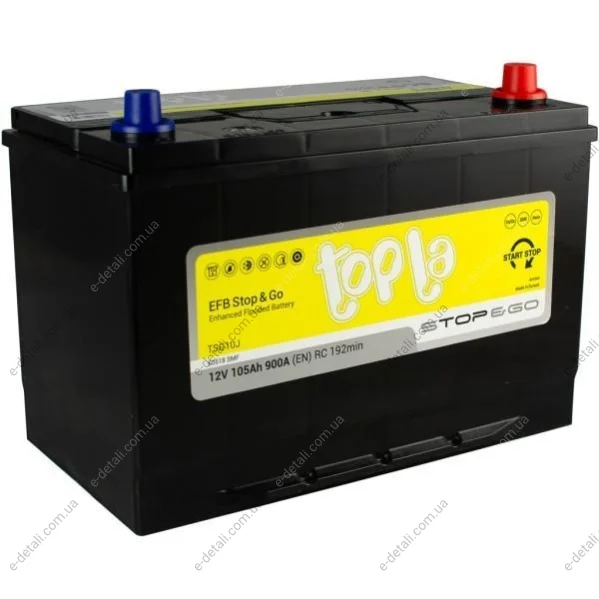 Аккумулятор 105 Ah/12V EFB Topla 112 005 (фото 1)