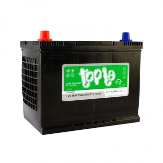 Аккумулятор 75 Ah/12V AGM Topla 114 115
