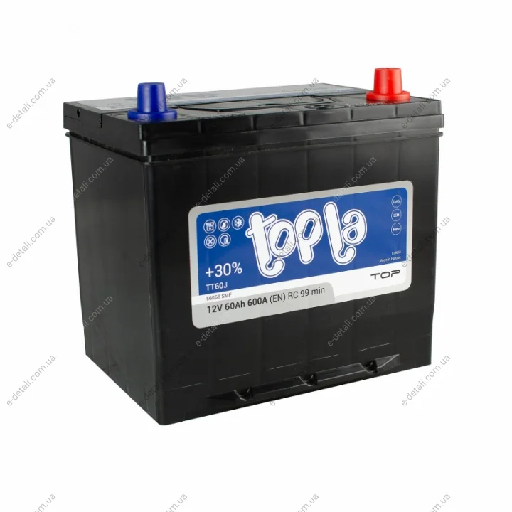 Аккумулятор 60 Ah/12V Top/Energy Japan Topla 118 860 (фото 1)