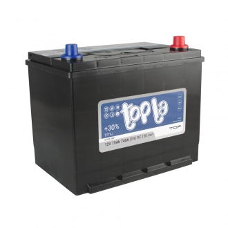 Аккумулятор 75 Ah/12V Top/Energy Japan Topla 118 875