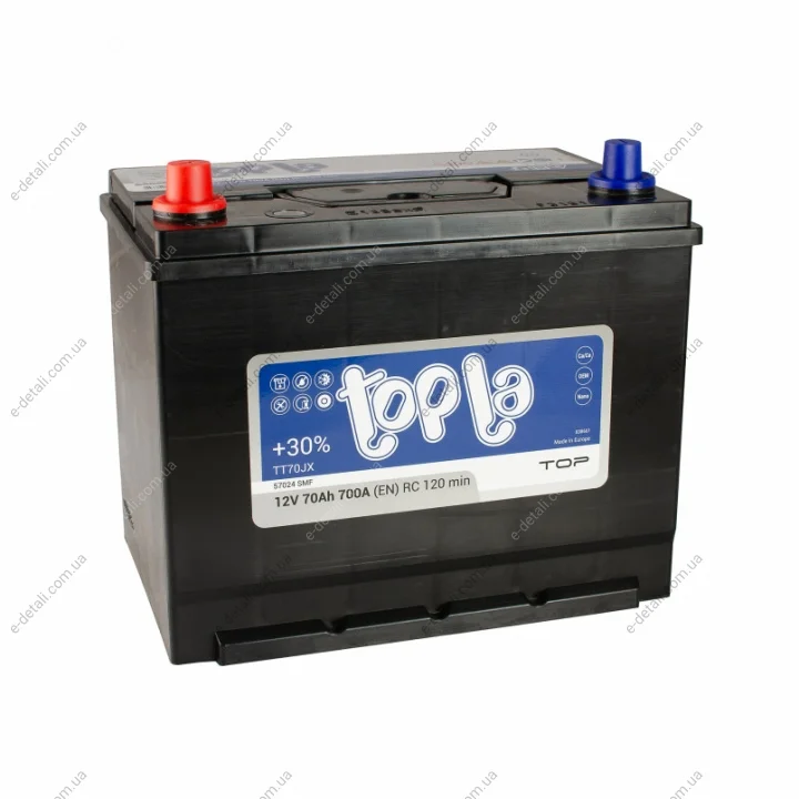 Аккумулятор 70 Ah/12V Top/Energy Topla 118 970 (фото 1)