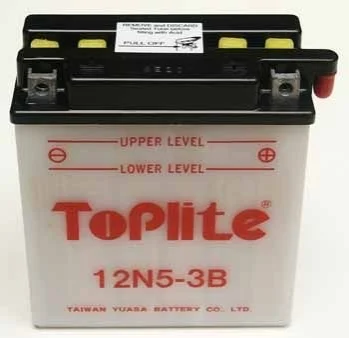Мотоакумулятор TOPLITE 12N5-3B (фото 1)