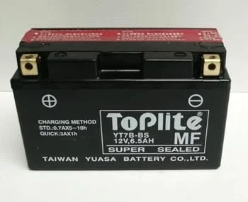 Мотоакумулятор TOPLITE YT7B-BS