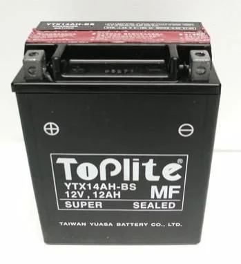 Мотоакумулятор TOPLITE YTX14AH-BS (фото 1)
