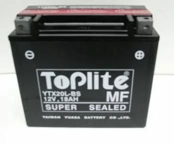 Мотоакумулятор TOPLITE YTX20L-BS (фото 1)