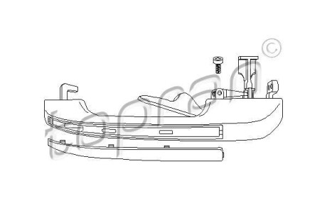 Ручка дверна TOPRAN / HANS PRIES 104178