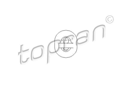 Кронштейн, глушитель TOPRAN / HANS PRIES 104403