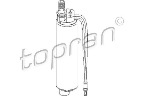 Электрический топливный насос TOPRAN / HANS PRIES 108576