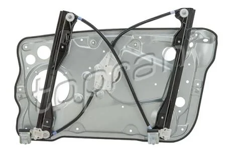 Стеклоподъемник (передний) Skoda Fabia 99-08 (L) (электро) (без моторчика) (с пластиной) TOPRAN / HANS PRIES 111711