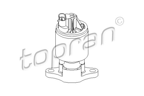 Клапан EGR TOPRAN / HANS PRIES 205868
