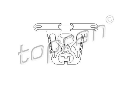 Елемент випускної системи TOPRAN / HANS PRIES 500182