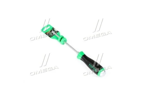 Отвертка шлицевая 6.5 x 150mm (с шестигранником ударная) Toptul FAGB6E15