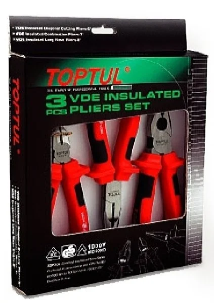 Набор пассатижей 3ед.(1000V) Toptul GAAE0301 (фото 1)