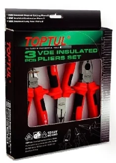 Набор пассатижей 3ед.(1000V) Toptul GAAE0301