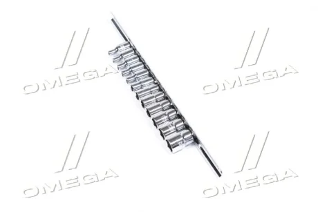 Набор головок 1/4" 12ед. 4~13мм (на планке) Toptul GAAQ0801U