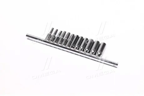 Набор головок длинных 1/4" 12ед. 413мм (на планке) (TOPTUL) Toptul GAAQ0802U