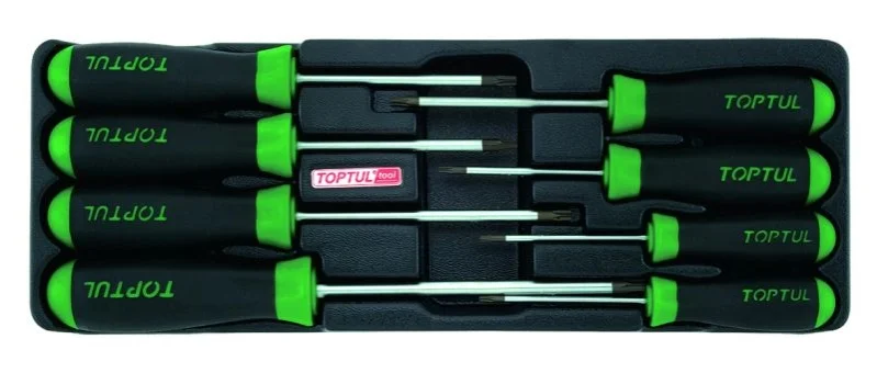 Набор отверток TORX с отверстием T9-T40 8ед. (в ложементе Toptul GAAT0807 (фото 1)