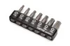Набор бит 1/4" 7ед. (Torx: T10-T40 с отверстием) Toptul GAAV0703 (фото 2)