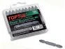 Набор бит 1/4" PH2х65мм двухсторонних 10шт. Toptul GAAW1001 (фото 2)