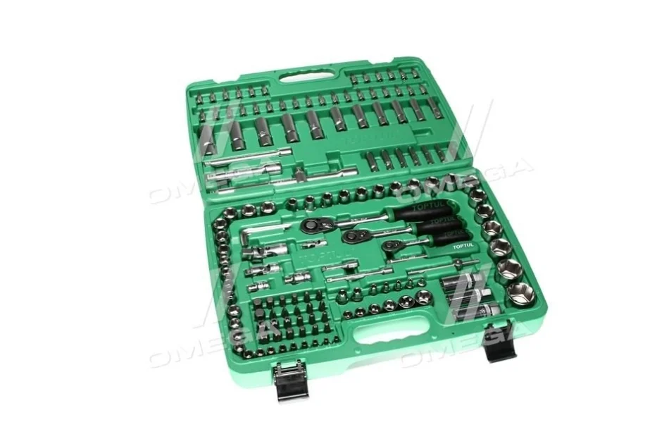 Набор инструмента комбинированный 1/4"&3/8"&1/2" 151ед. Toptul GCAI151R (фото 1)
