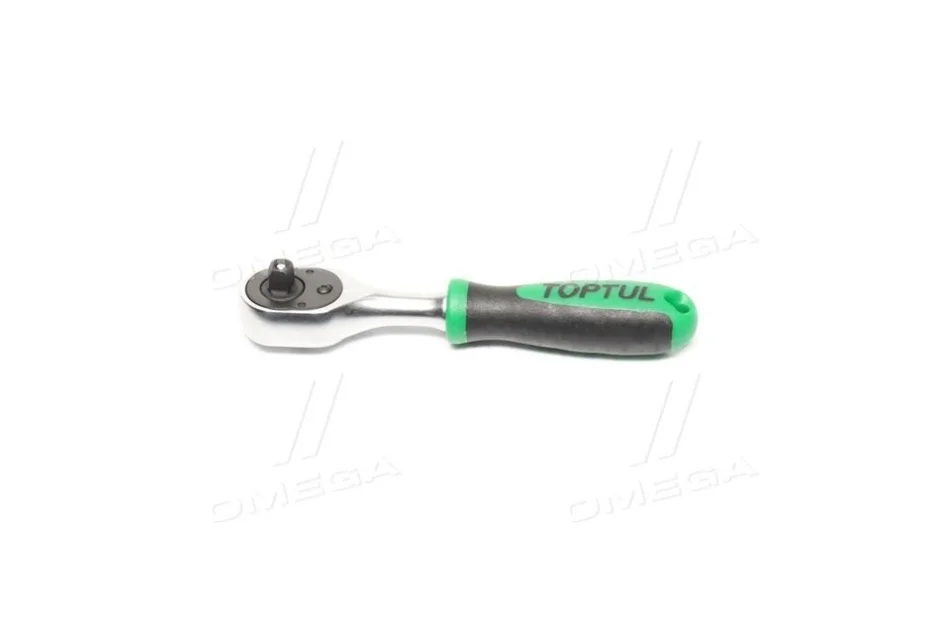 Трещотка 1/4" 36 зубцов (пластиковая масло-бензостойкая ручка) Toptul S135 (фото 1)