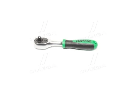 Трещотка 1/4" 36 зубцов (пластиковая масло-бензостойкая ручка) Toptul S135