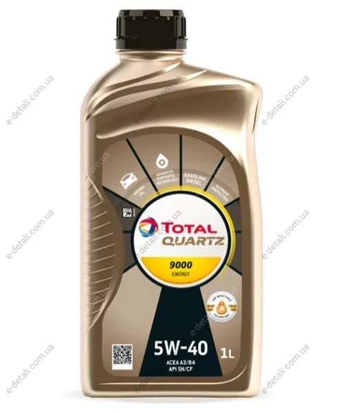 Моторна олива Total Quartz 9000 Energy 5W-40, 1л TOTAL 170321 (фото 1)