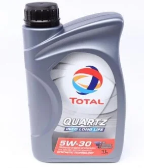 Масло 5W30 Quartz INEO LL (1L) (VW504.00/507.00) TOTAL 213818