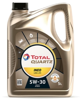 Масло моторное Quartz Ineo Long Life 5W30 (5 Liter) TOTAL 213819 (фото 1)