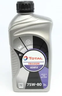 Олива 75W80 Transmission Gear 8/BV (1L) (201278/166277) TOTAL 214082