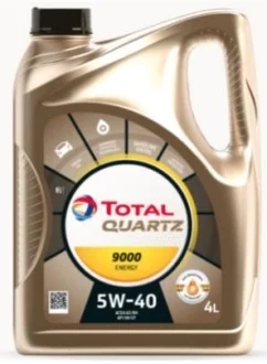 Масло моторное Total Quartz 9000 Energy 5W-40 (4 л) TOTAL 216600