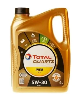 Масло моторное Total Quartz Ineo ECS 5W-30 (4 л) TOTAL 216635
