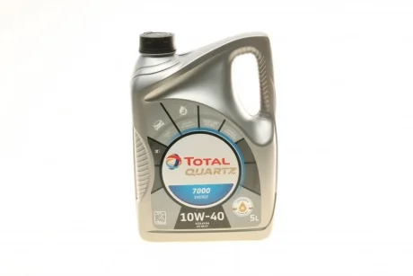 Масло 10W40 Quartz 7000 Energy (5L) (MB229.3/VW505.00) замена на 214114 TOTAL 216678