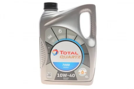 Масло 10W40 Quartz 7000 Energy (4L) (MB229.3/VW505.00) 214113 TOTAL 216679