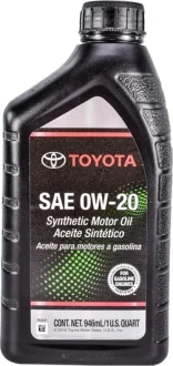 Масло 0W20 Toyota Motor Oil (1L) (API SN/ACEA GF-5) TOYOTA 002790wqte