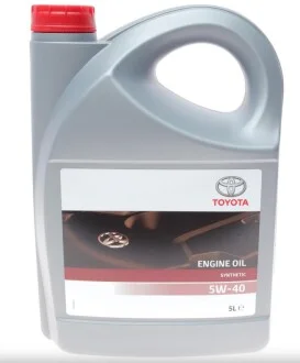 Масло 5W40 Motor Oil (5L) (ACEA A3/B4 API SM/CF) TOYOTA 0888080835