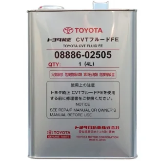 Трансмиссионное масло Toyota CVT FE (Азия) 4 л TOYOTA 0888602505