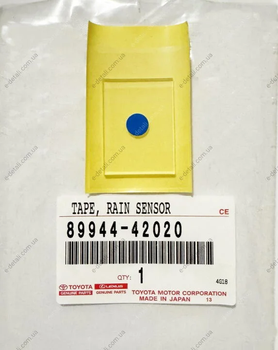 Наклейка датчика дождя TOYOTA 8994442020 (фото 1)