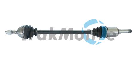 CITROEN піввісь лів L=796,5mm L2=833mm 21/22 зуб. AX (ZA-_) 10 86-98, SAXO 1.1 X, SX 96-03, PEUGEOT 106 I (1A, 1C) 1.0 91-96 TRAKMOTIVE 30-0255