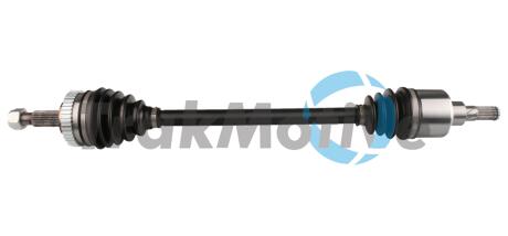 RENAULT піввісь прав. з ABS L=756mm 23/21 зуб. KANGOO 1.9 dCi 01- TRAKMOTIVE 30-0712