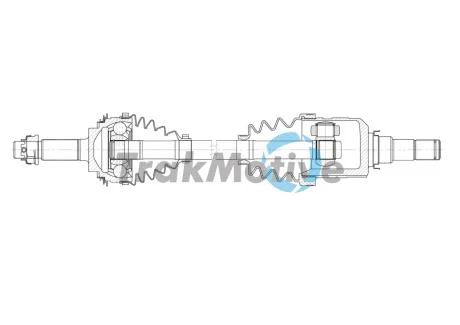TOYOTA Напіввісь передн. прав. COROLLA (E11) 1.3 97-01 TRAKMOTIVE 30-2028