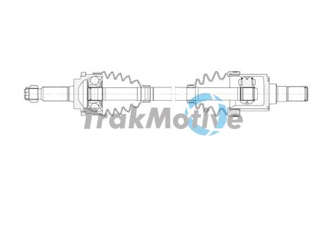 KIA Напіввісь передн. прав. PICANTO II (TA) 1.2 11-17 TRAKMOTIVE 30-2051