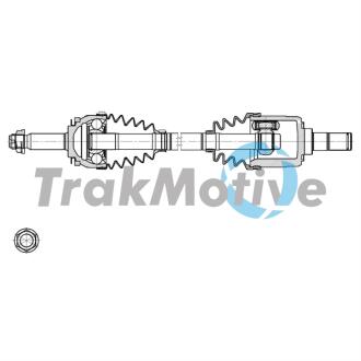 KIA Напіввісь передн. лів. RIO II (JB) 1.5 CRDi 08-11 TRAKMOTIVE 30-2139