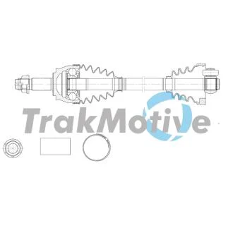 FIAT Напіввісь передня прав. FIORINO 1.3 D Multijet 09- TRAKMOTIVE 30-2146