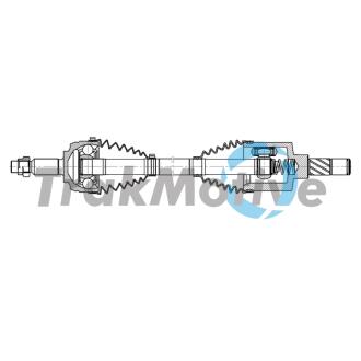 DACIA Напіввісь передн. лів. DUSTER (HS) 1.5 dCi 4x4 10-18, RENAULT TRAKMOTIVE 30-2147