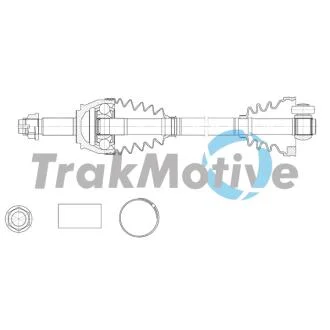 FIAT Напіввісь передн. лів. DOBLO 1.9 JTD 03- TRAKMOTIVE 30-2149