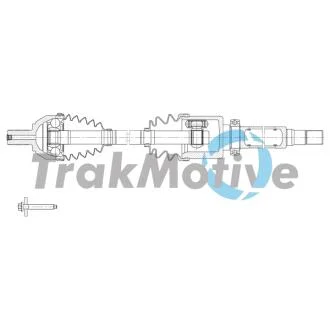 FORD Напіввісь передн. прав. MONDEO IV (BA7) 2.0 SCTi 10-15 TRAKMOTIVE 30-2150